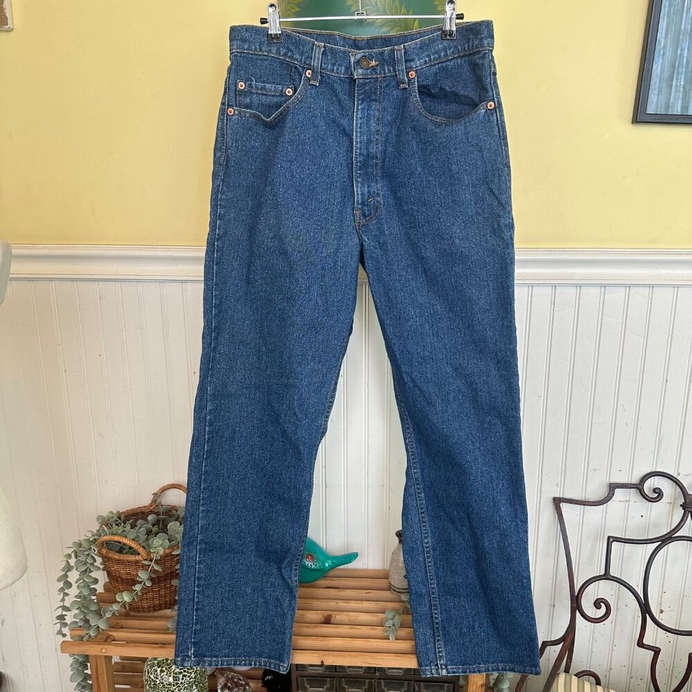 Levi's Classic Straight Leg Blue Denim Jeans